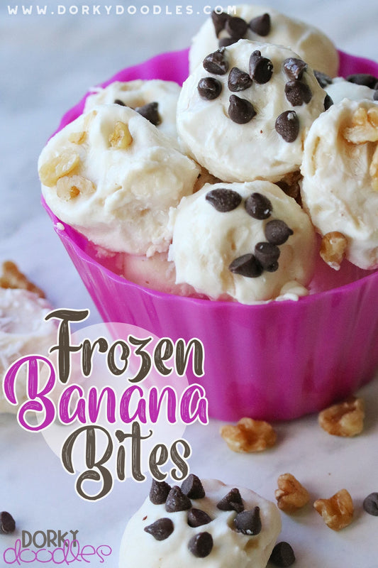 Frozen Banana Bites Recipe - Dorky Doodles