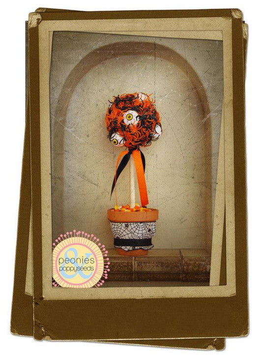 Halloween Topiary Tutorial - Dorky Doodles