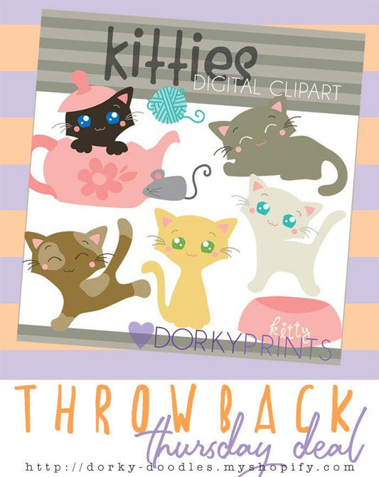 Throwback Thursday Deal: Kitties - Dorky Doodles