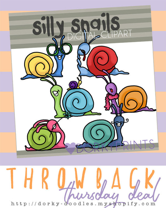 Throwback Thursday Deal: Silly Snails - Dorky Doodles