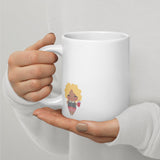 Authenticity Advocate: White Glossy Mug for Inspiring Women - Dorky Doodles