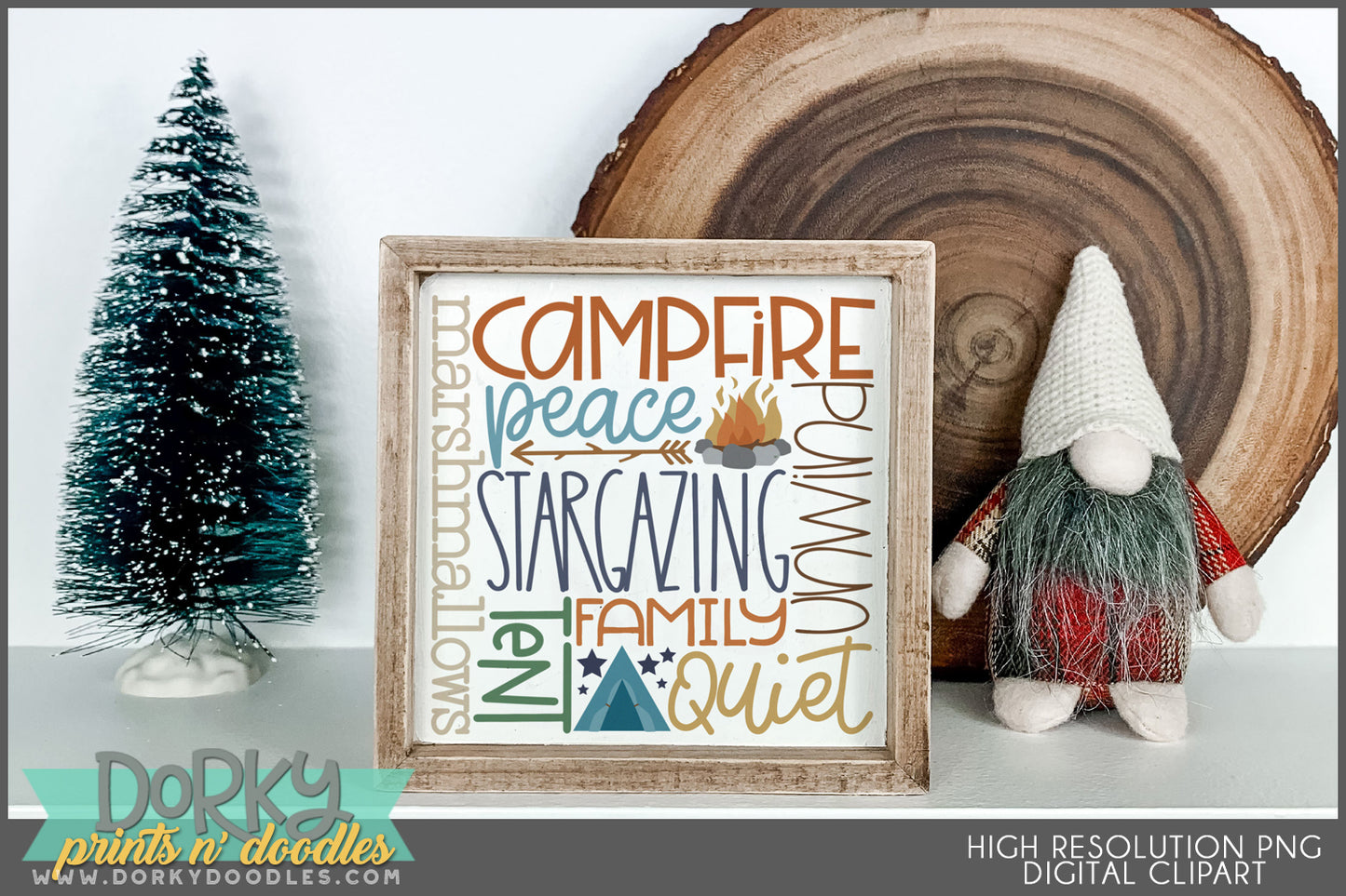 Camping Clipart Mega Bundle