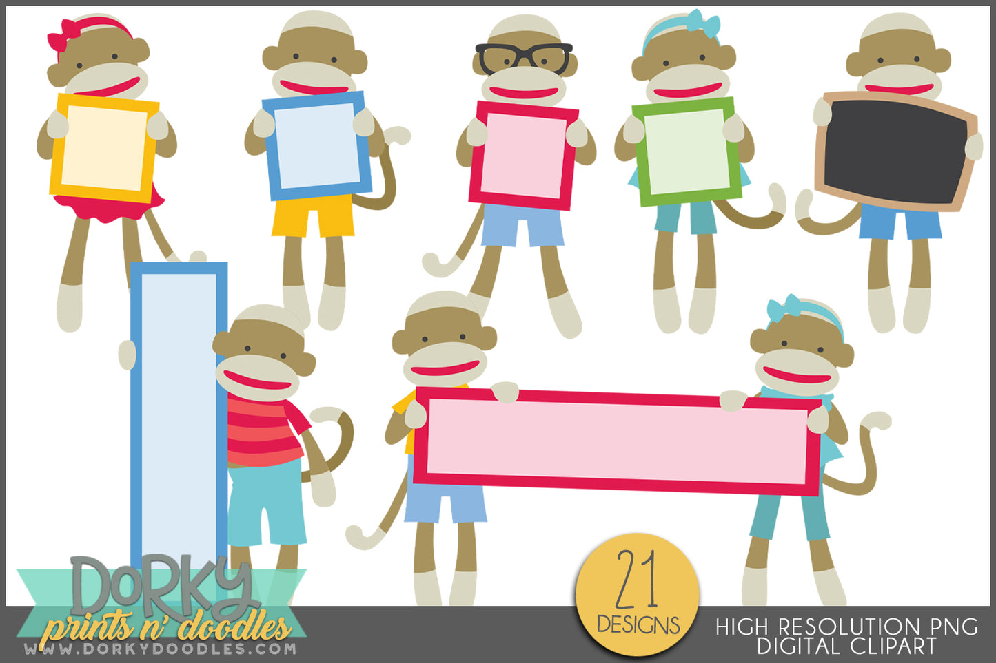 Back to School Animals & Alphabet Clipart Bundle