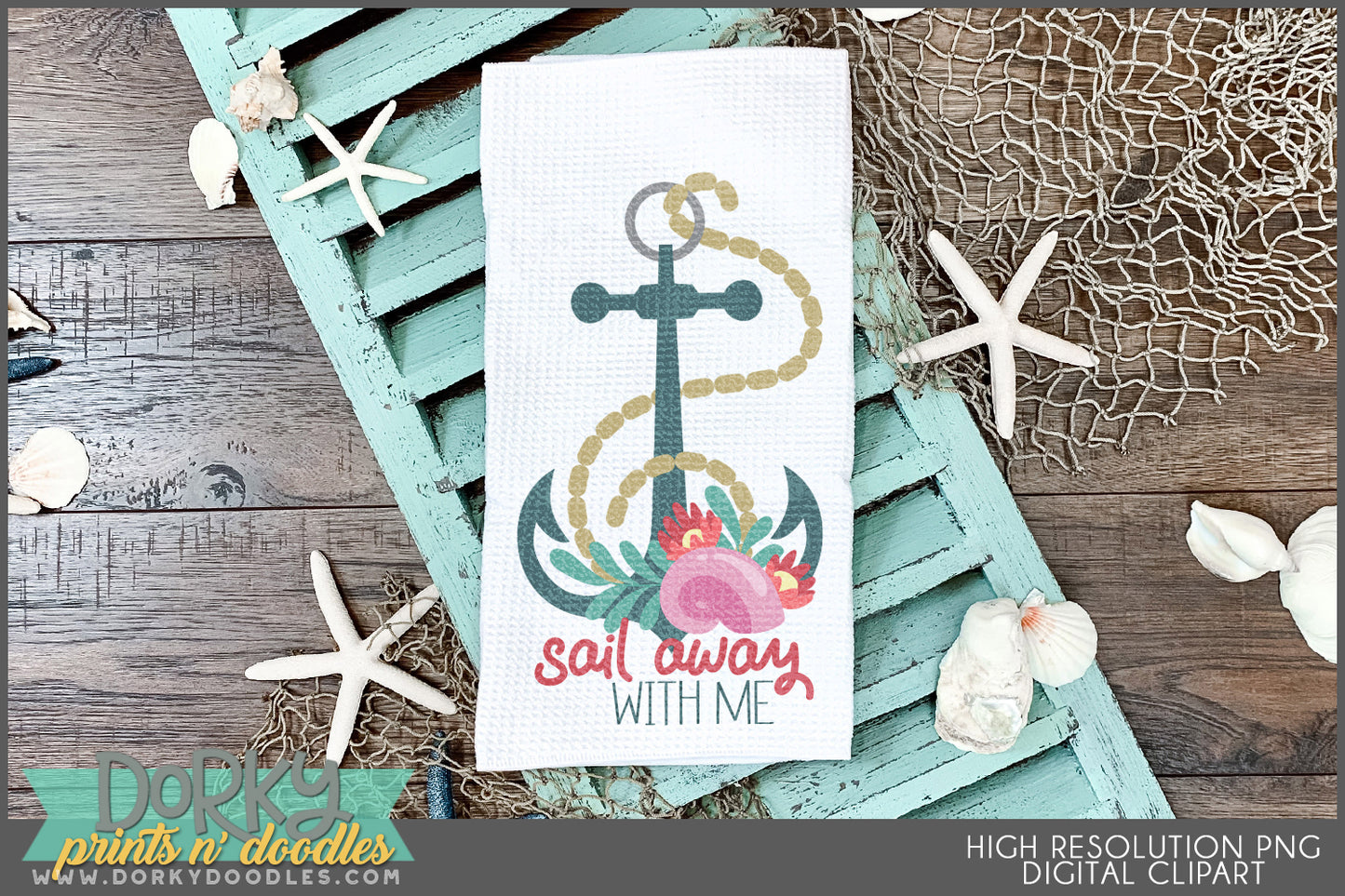 Decorative Nautical Anchors Summer Clipart
