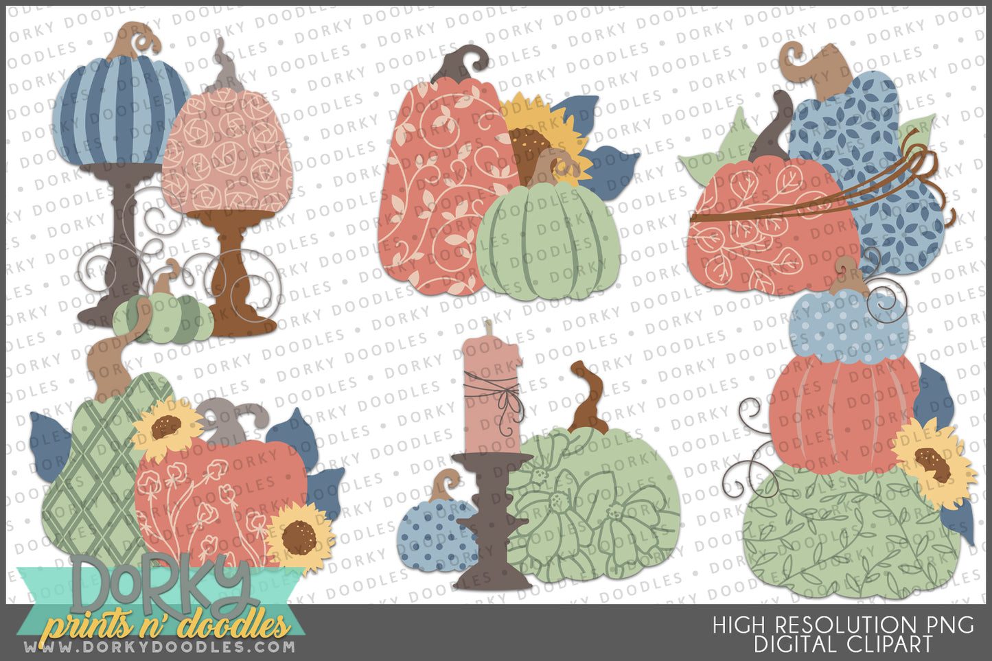Thoughtful Fall Clipart Bundle