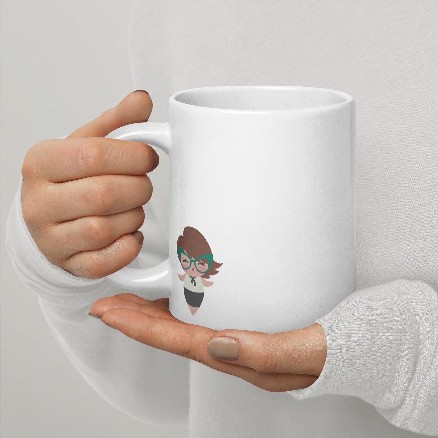 Empowerment in a Mug: White Glossy Mug for those who want to 'Do Your Thing' - Dorky Doodles
