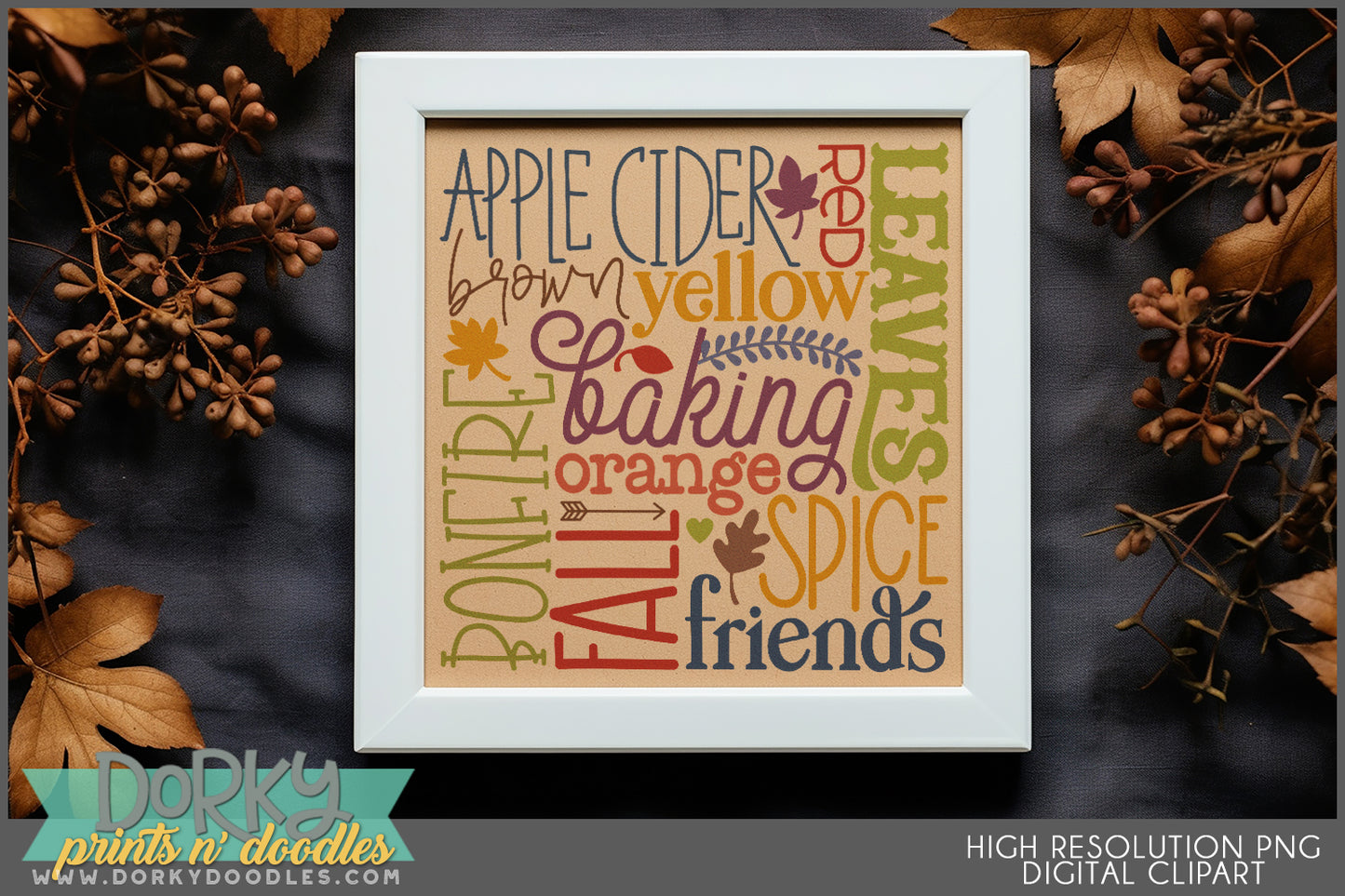 Thoughtful Fall Clipart Bundle