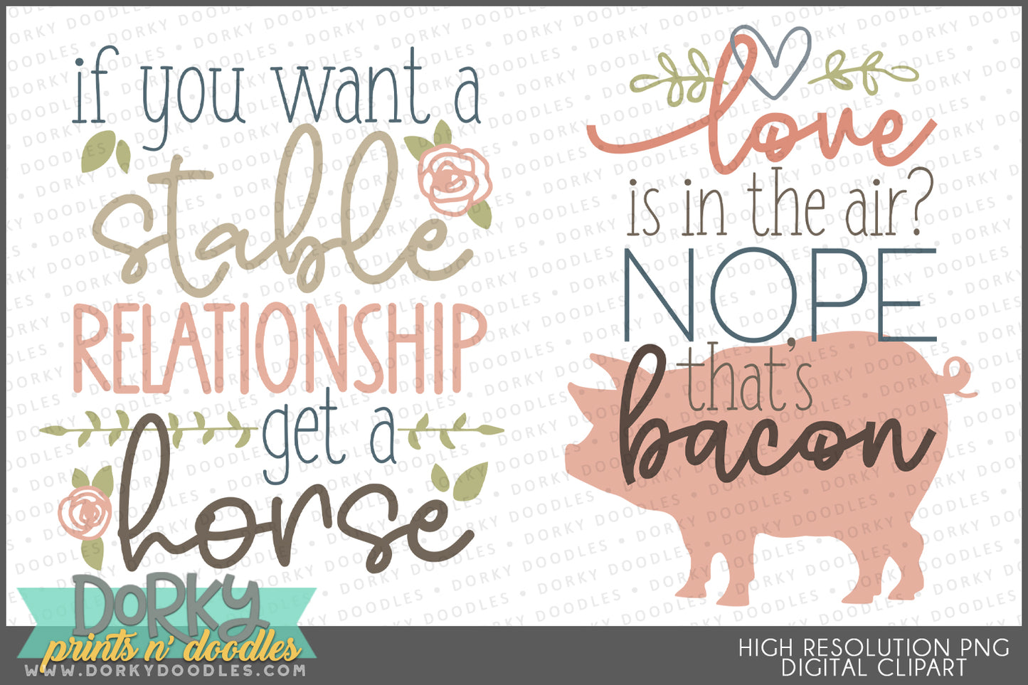 Farm Love Clipart Bundle