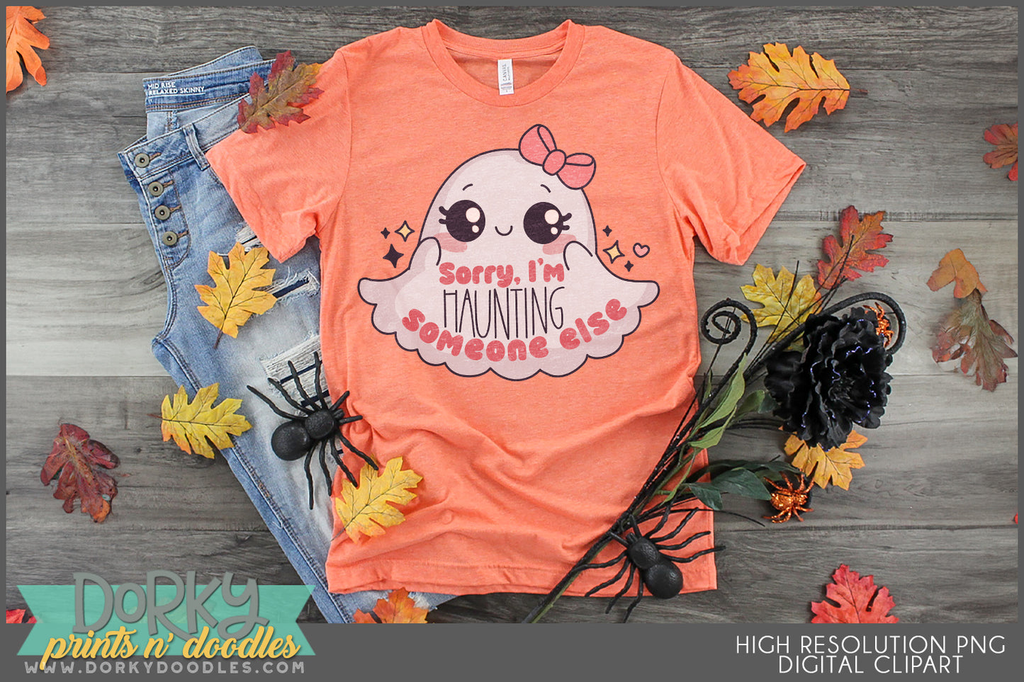 Spooky Cute Ghost Sayings for Halloween Clipart