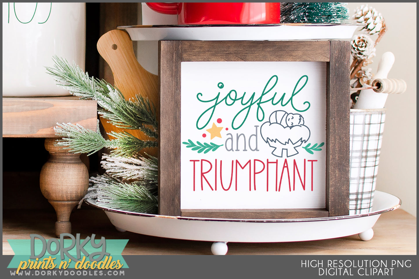 Religious Holiday Song Lyric Designs - Musical Christmas Clipart