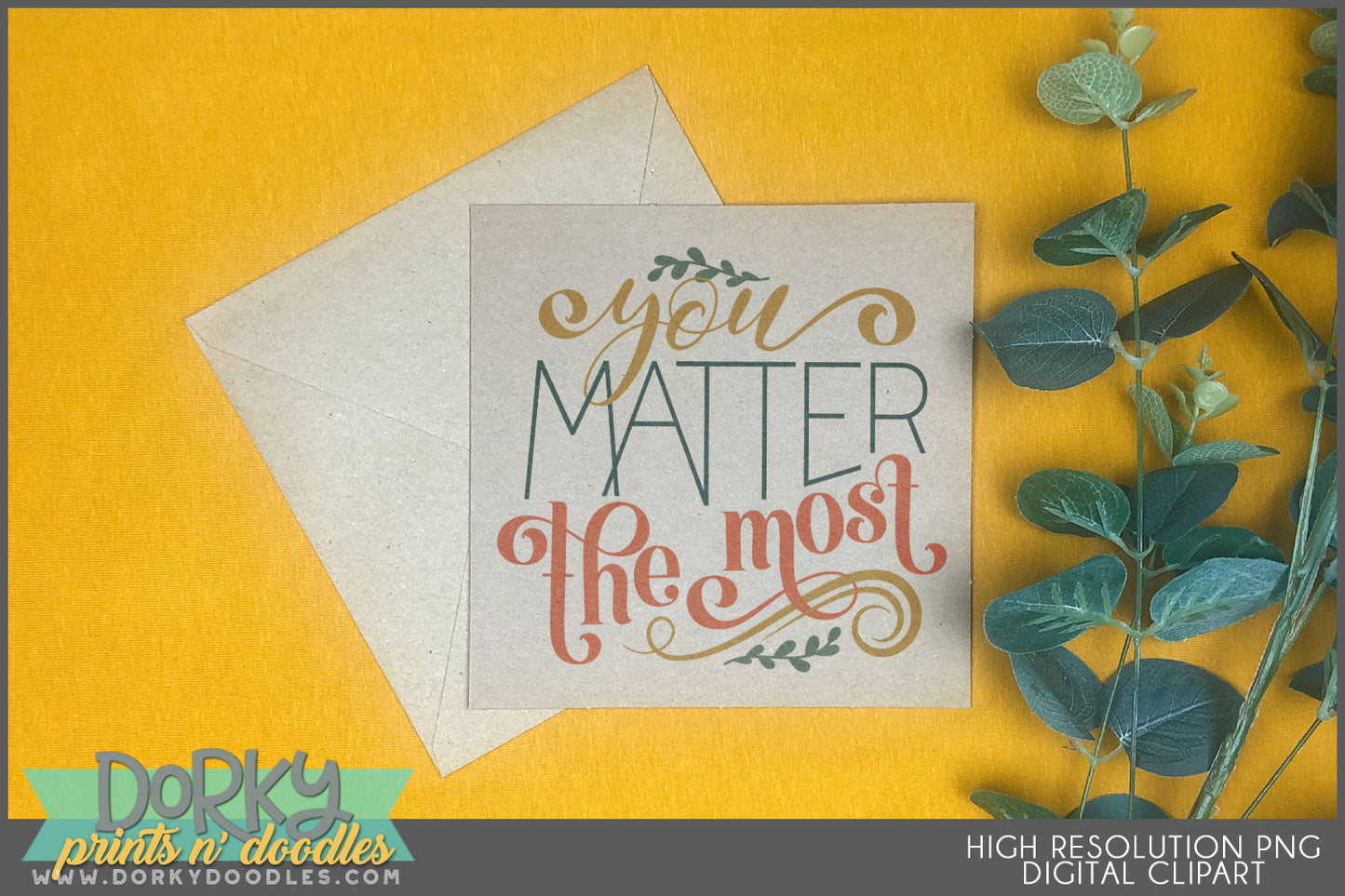 Inspirational Floral Clipart Bundle