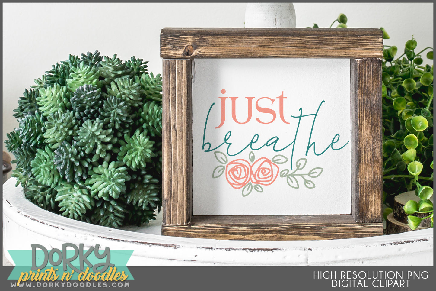 Inspirational Floral Clipart Bundle