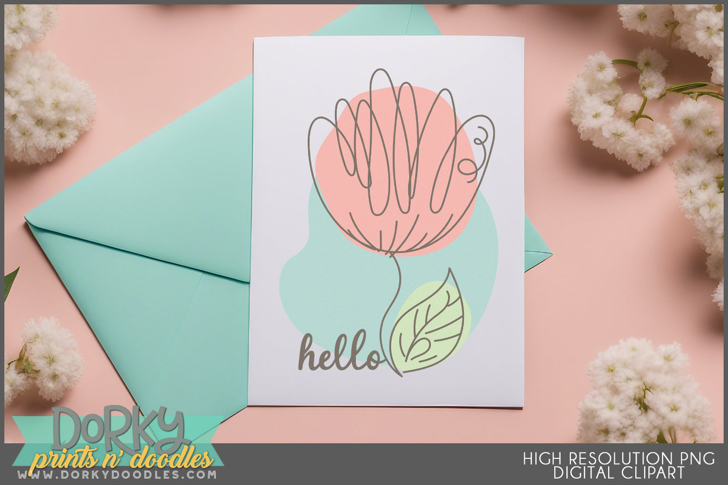 Inspirational Floral Clipart Bundle