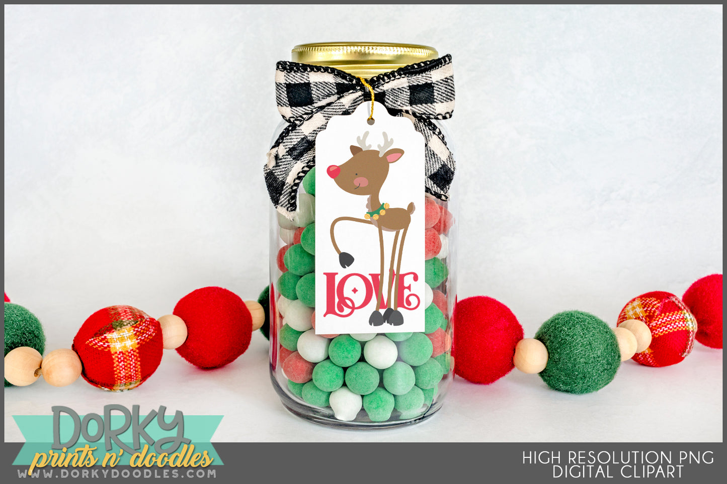 Santa, Elves, Reindeer, Gingerbread, Nutcracker Long Leg Christmas Clipart
