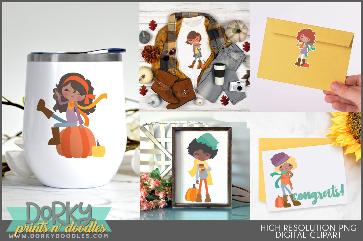 Fall Fun Clipart Bundle