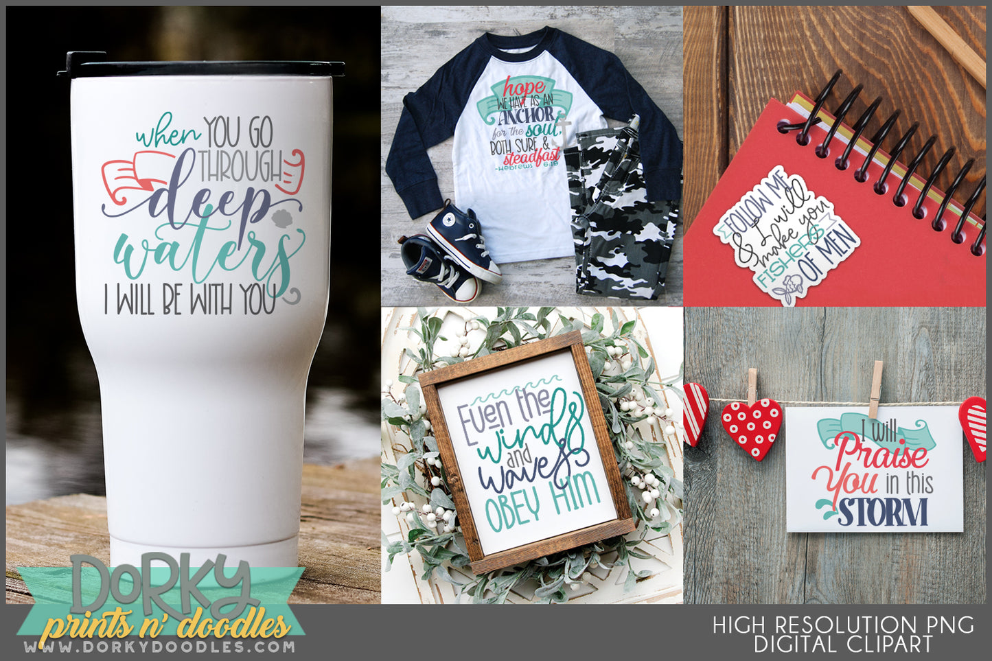 Religious Thoughts and Sayings Clipart Bundle