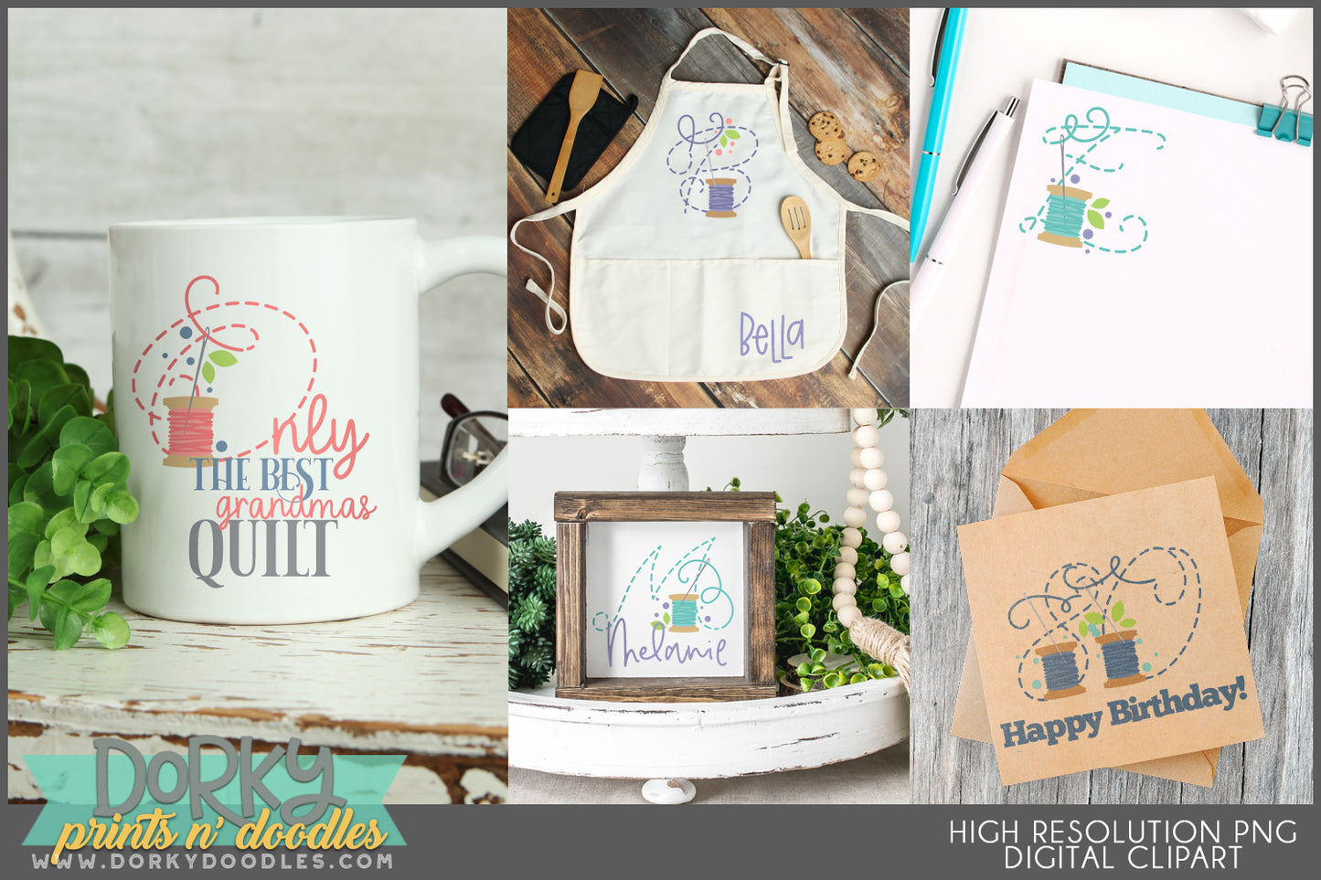 Craft Queen Clipart Bundle