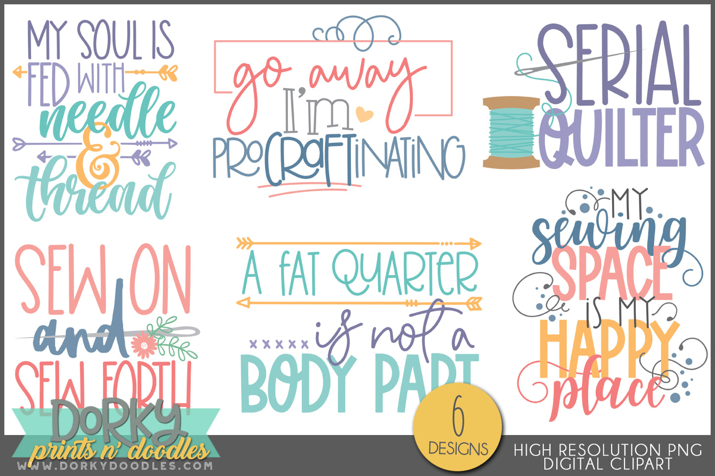 Craft Queen Clipart Bundle