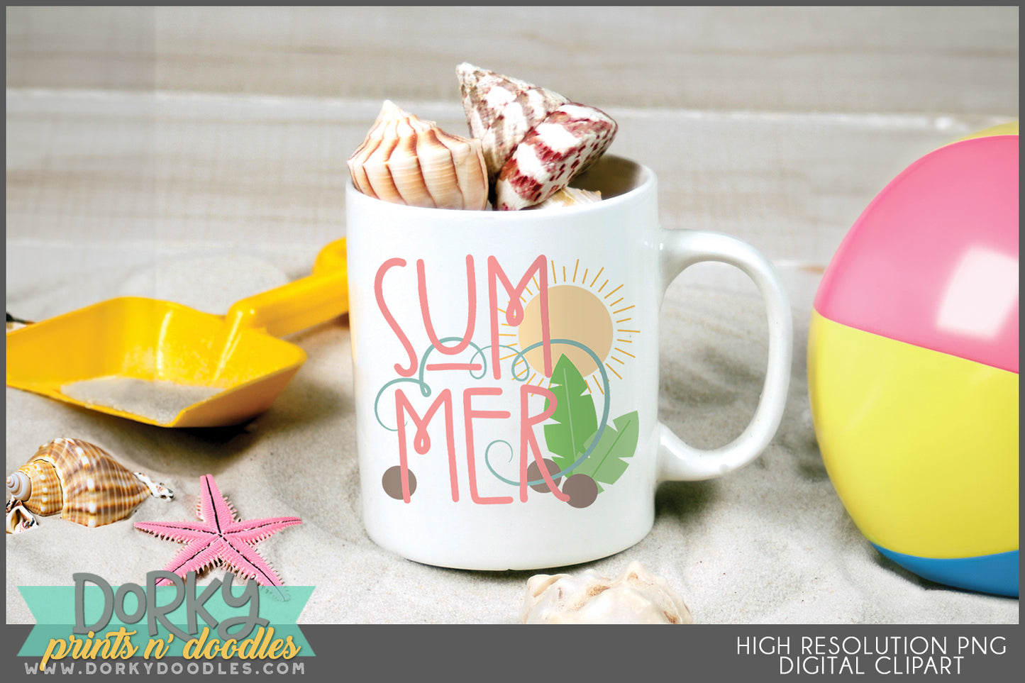 Summer Luau Clipart Bundle