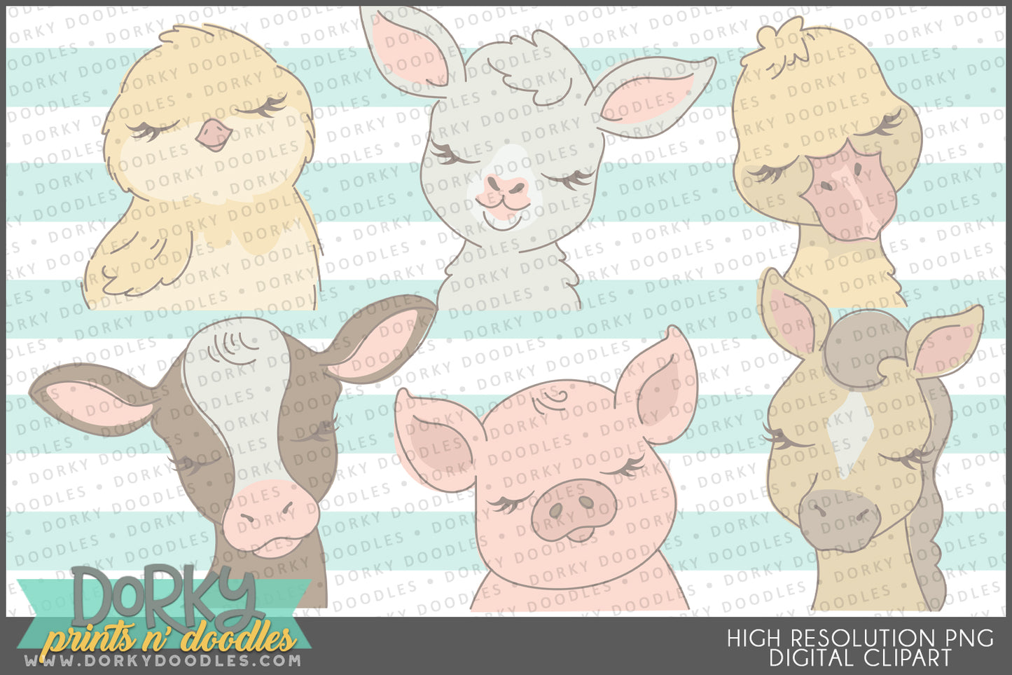 Farm Love Clipart Bundle