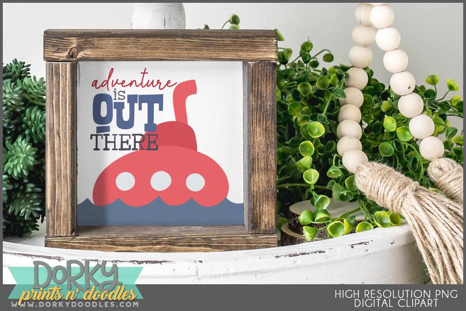 Whimsical Nautical Arctic Animals Clipart - Dorky Doodles