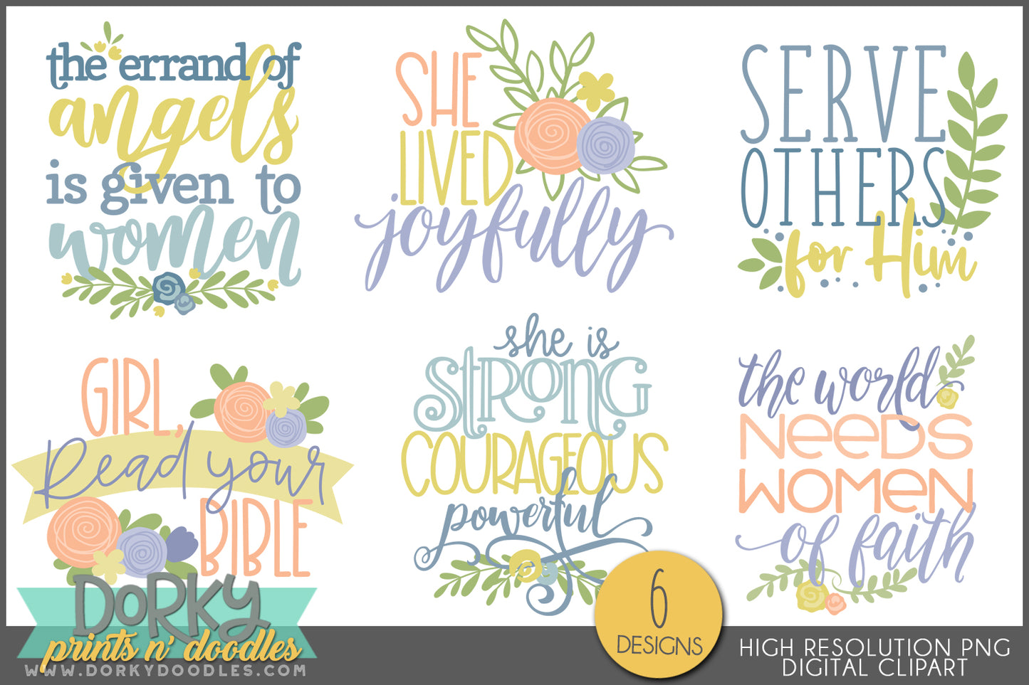 Religious Thoughts and Sayings Clipart Bundle
