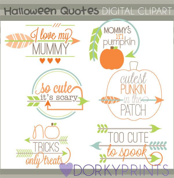 Arrow Quotes Halloween Clipart