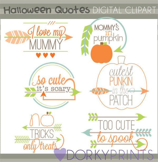 Arrow Quotes Halloween Clipart