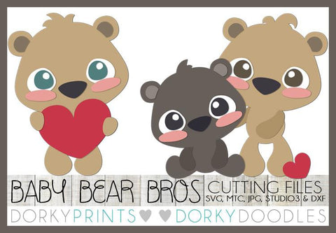 Baby Bear Brothers Cuttable Files