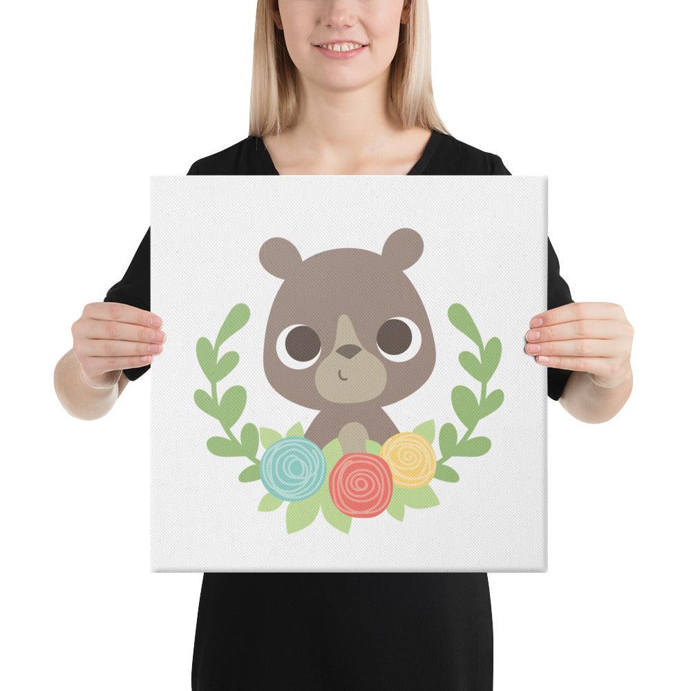 Baby Bear Nursery Canvas
