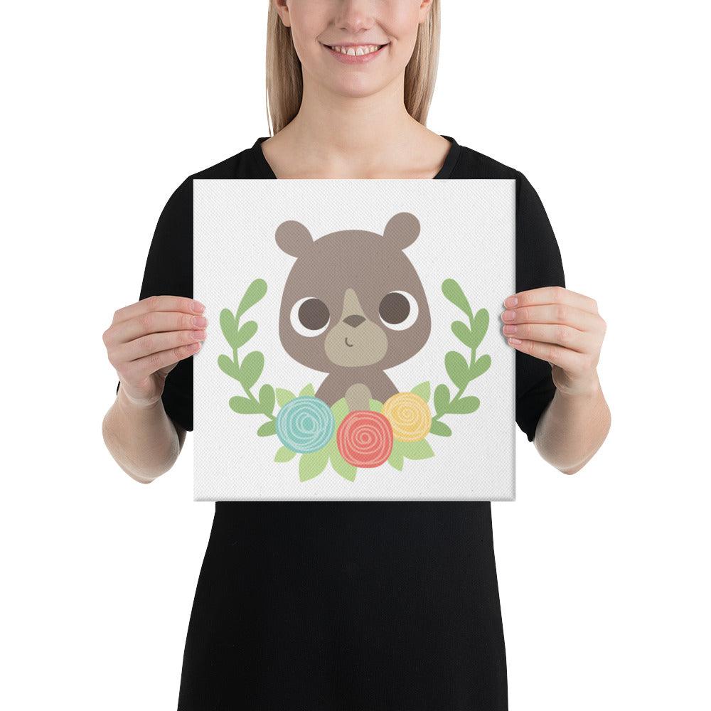 Baby Bear Nursery Canvas