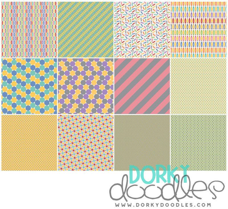 Back to School Digital Paper Pack