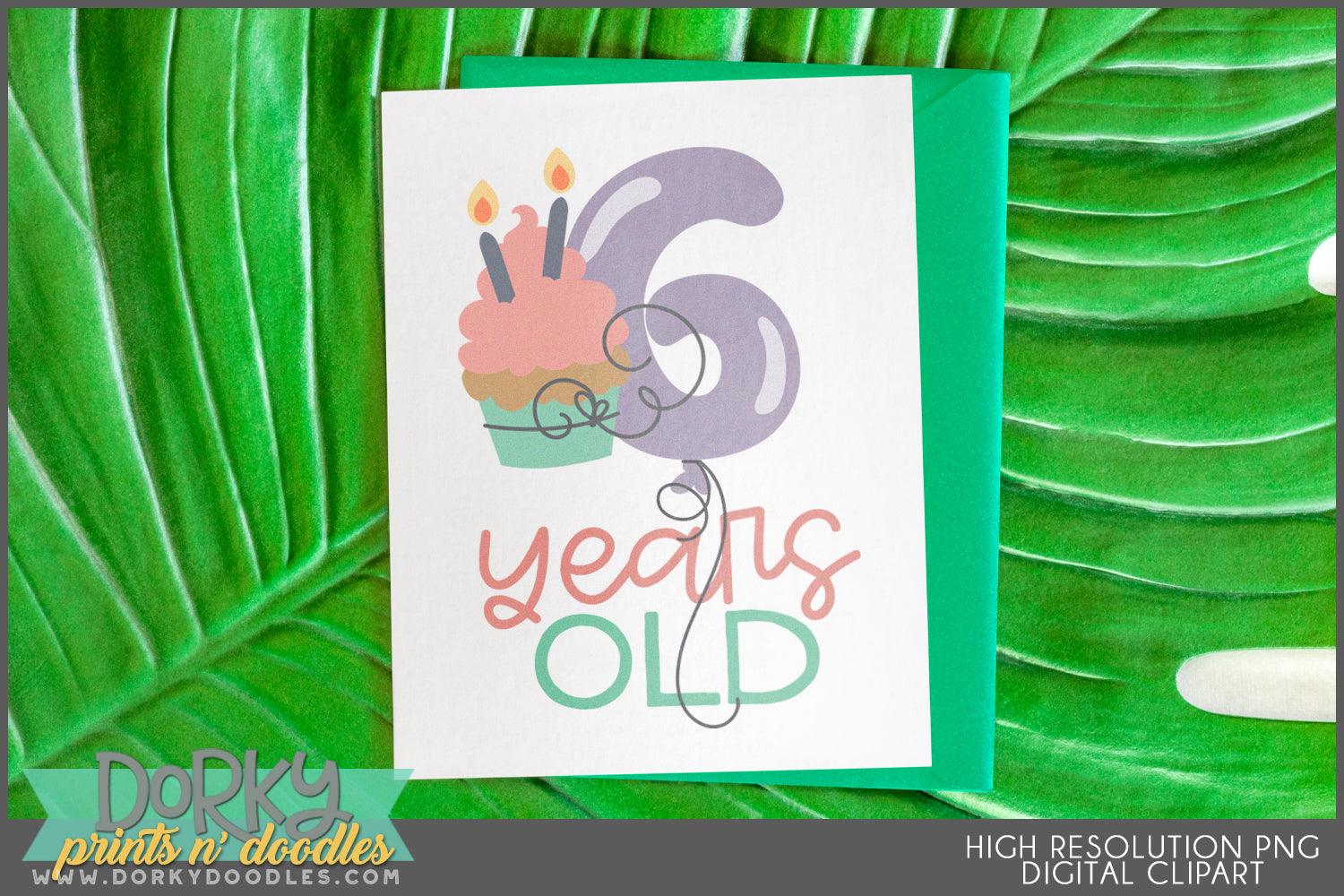 Birthday Balloon Alphabet Clipart - Dorky Doodles