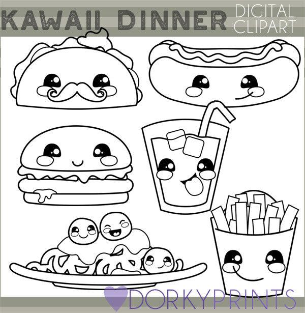 Kawaii Clipart Food Photos, Images and Pictures