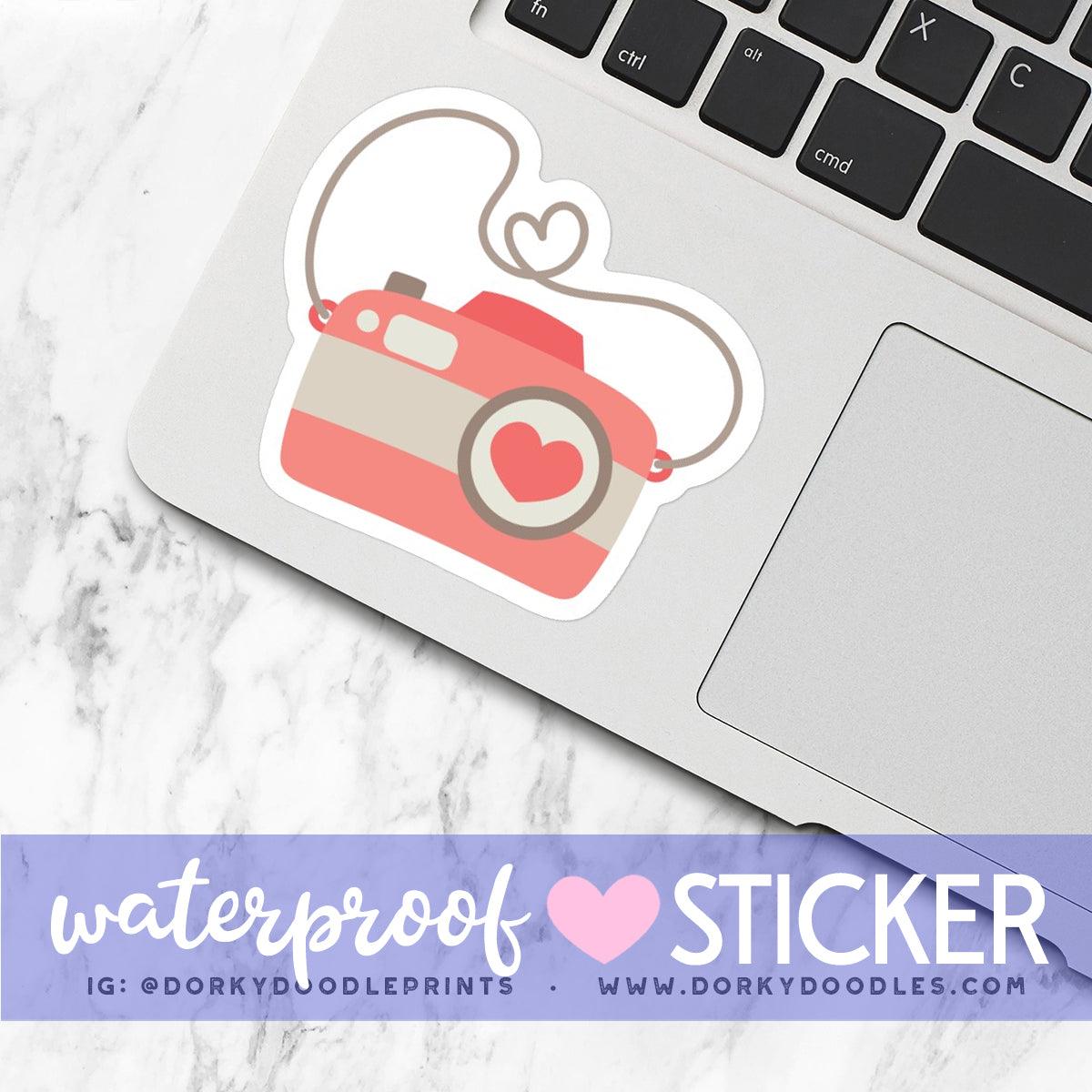 Camera Large Waterproof Sticker
