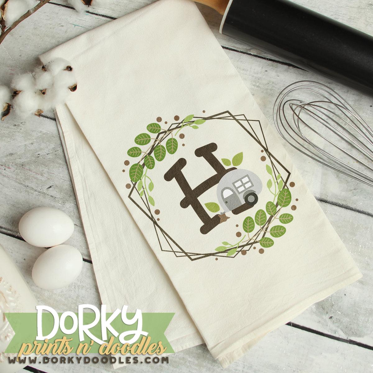 Camping Alphabet Clipart
