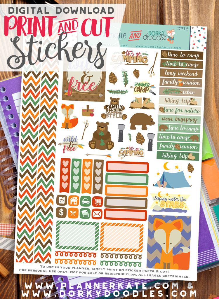 Summer time Stickers - Free nature Stickers