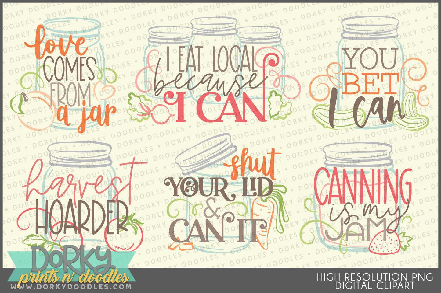 Canning Sayings Clipart