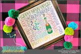 Celebrate Subway Art Holiday Clipart - Dorky Doodles