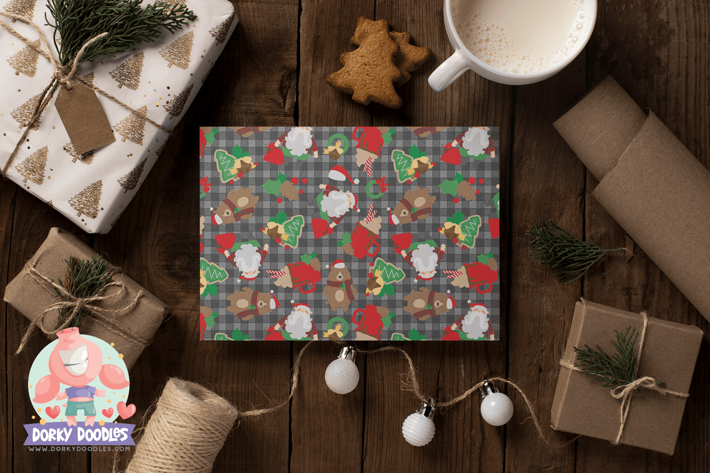 Christmas at the Cabin Wrapping Paper