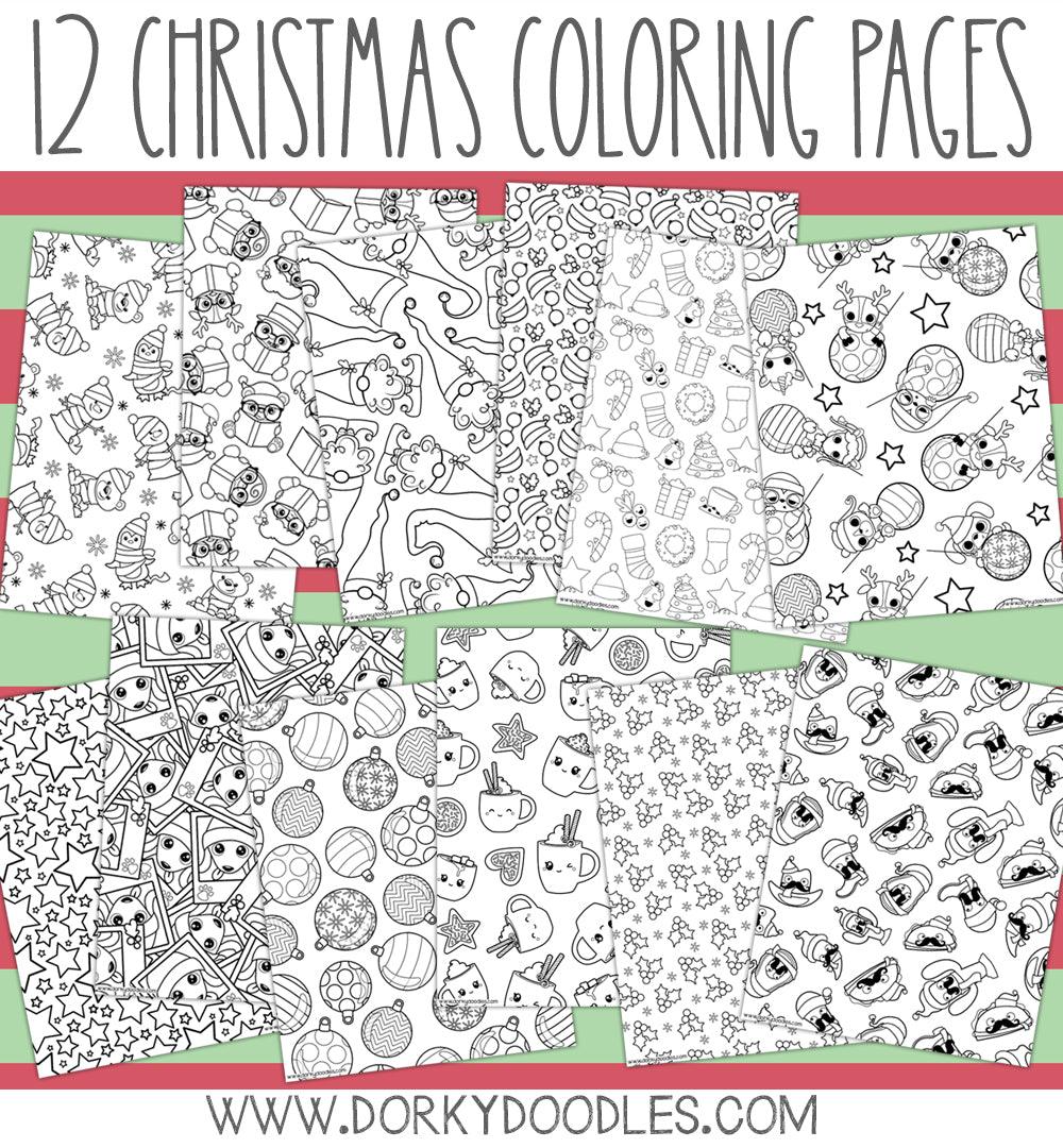 Christmas Coloring Pages - Fun Learning Printables