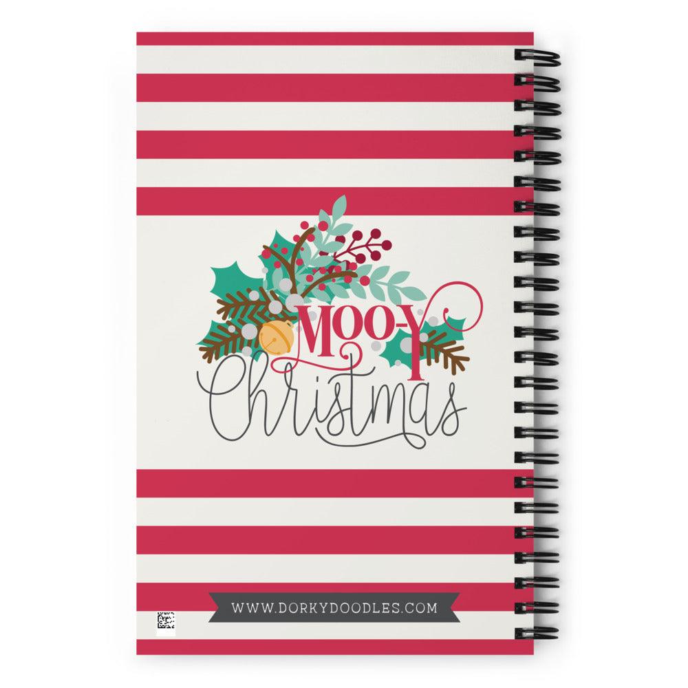 Christmas Cows Bujo notebook