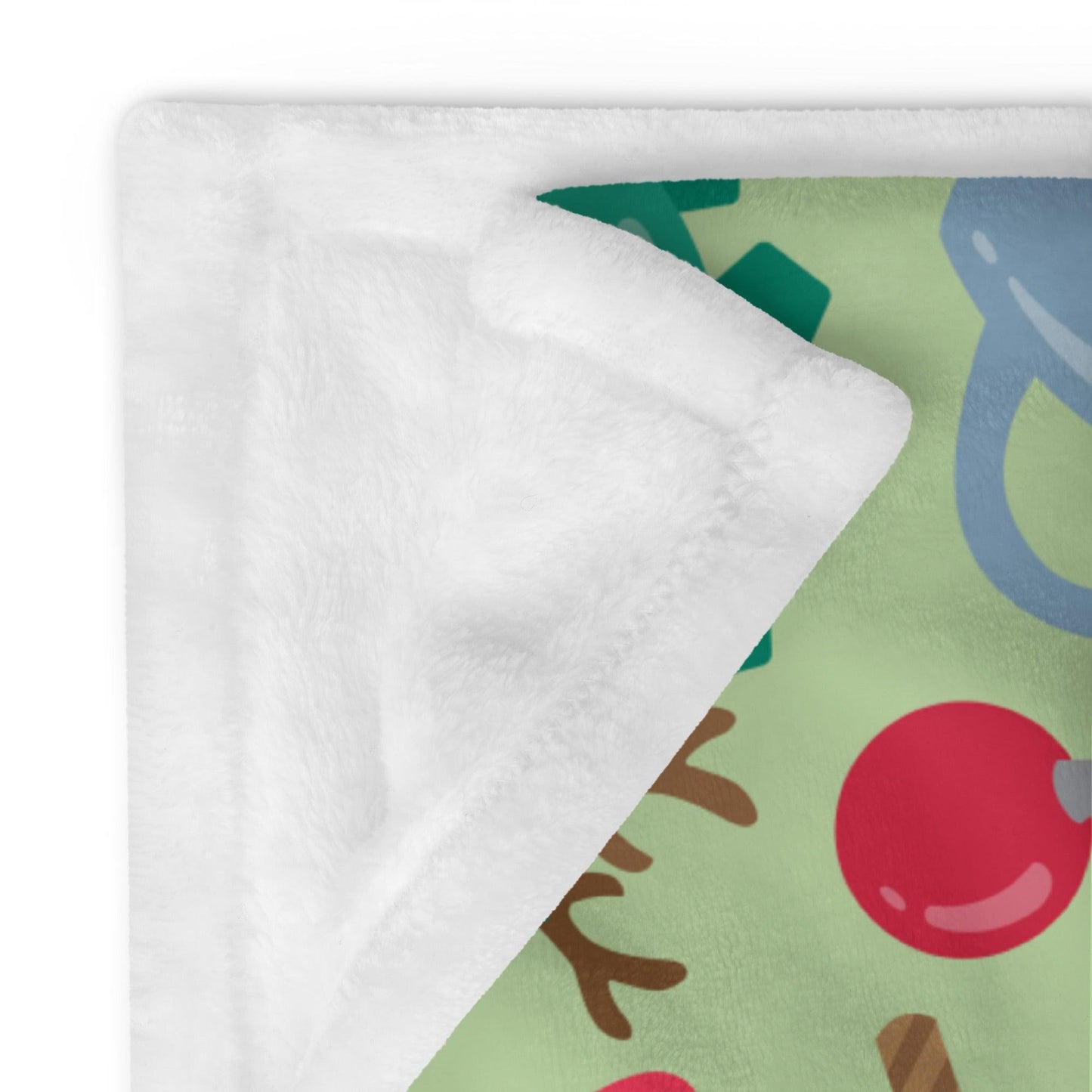Christmas Dinosaurs Throw Blanket - Dorky Doodles