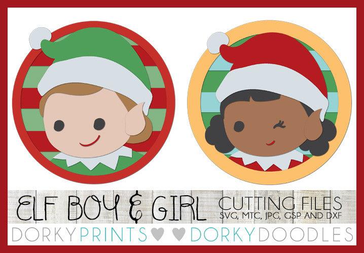 Christmas Elf Cuttable Files