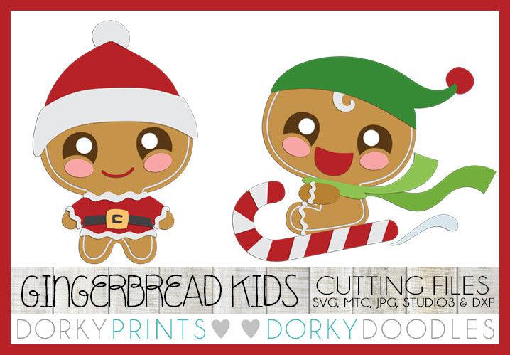 Christmas Gingerbread Man Cuttable Files