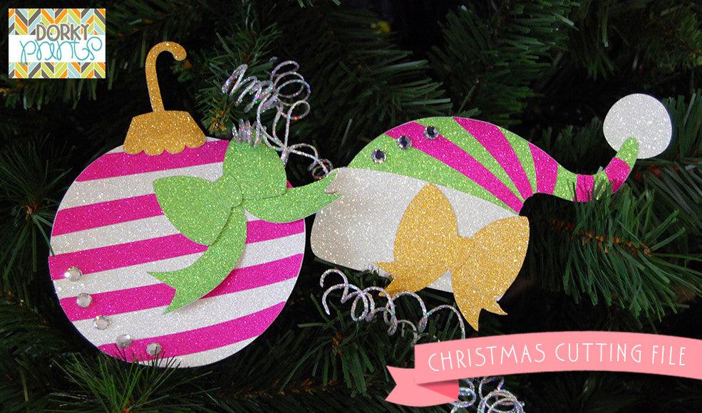 Christmas Ornament and Hat Cuttable Files