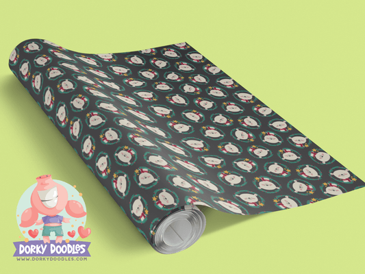 Christmas Polar Bears Wrapping Paper