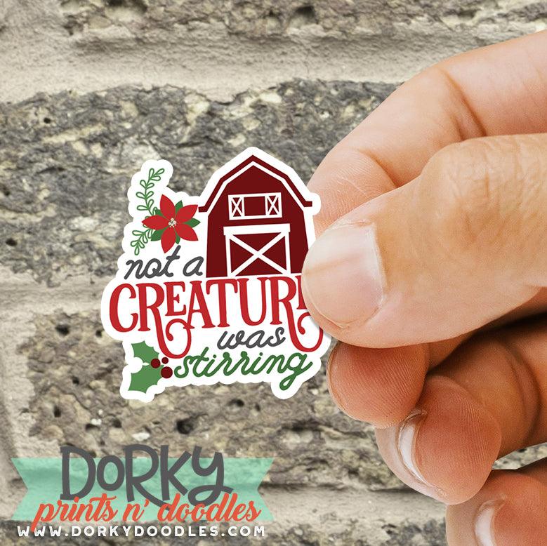 Country Christmas Stickers Sheet