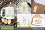 Cute and Simple Easter Bunny Spring Clipart - Dorky Doodles