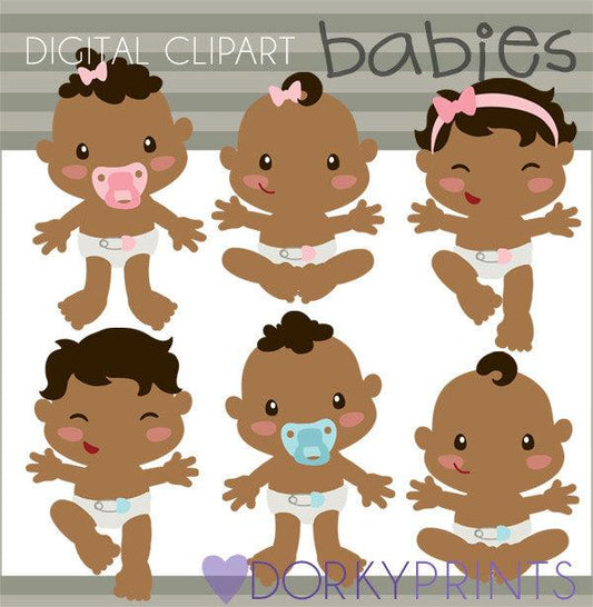 Cute Babies Clipart